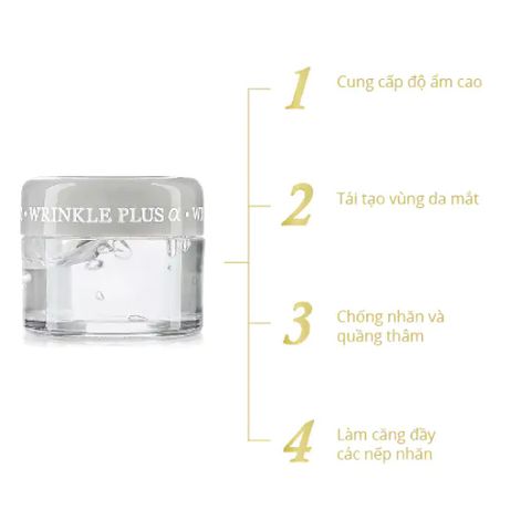 Gel dưỡng mắt Naris Cosmetics giảm thâm nhăn Wrinkle Plus Eye Care Gel Nhật Bản 20g