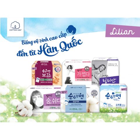 Băng vệ sinh có cánh Soohan 100% Cotton hàng ngày Hàn Quốc