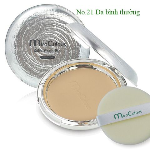 Phấn trang điểm siêu mỏng mịn Mira Culous Magic Pact Hàn Quốc 22g