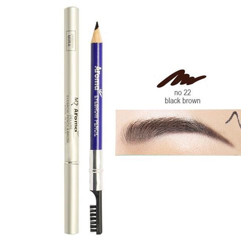 Chì vẽ chân mày Aroma Eyebrow Pencil Hàn Quốc 2g - Hàng chính hãng