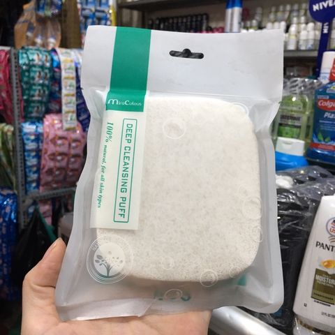 Bông rửa mặt bọt biển tẩy tế bào chết Miraculous Deep Cleansing Puff Hàn Quốc