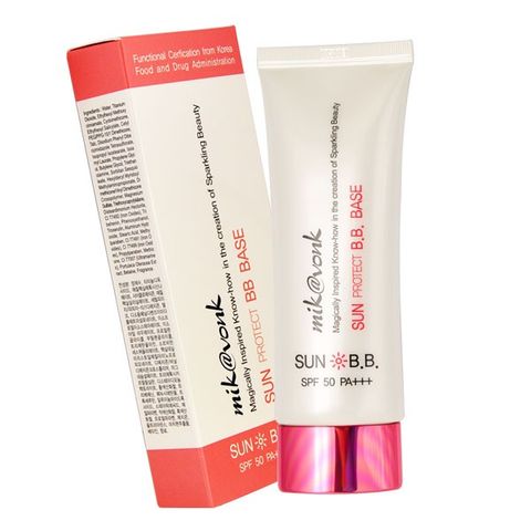 Kem BB chống nắng, dưỡng da Mik@vonk Sun Protect B.B.Base Hàn Quốc 60ml - Hàng chính hãng