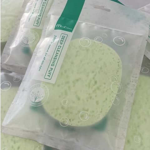 Bông rửa mặt bọt biển tẩy tế bào chết Miraculous Deep Cleansing Puff Hàn Quốc