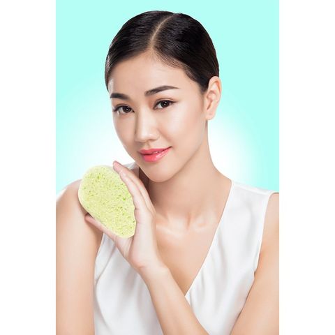 Bông rửa mặt bọt biển tẩy tế bào chết Miraculous Deep Cleansing Puff Hàn Quốc