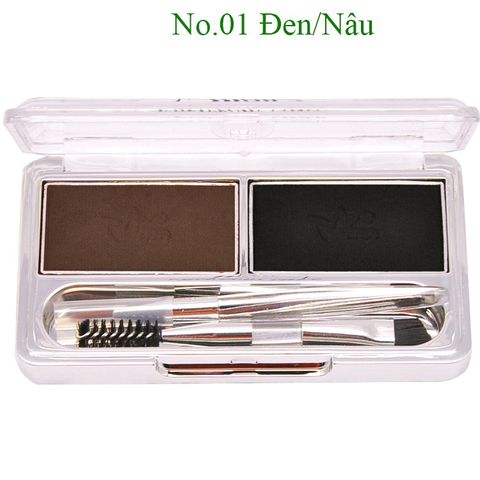 Bột kẻ mày 2 ngăn Mira Eyebrow Cake Hàn Quốc 7g