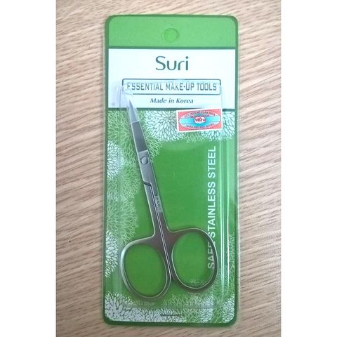 Kéo cắt tỉa lông mày, lông mũi Suri Safe Stainnless Steel Hàn Quốc.