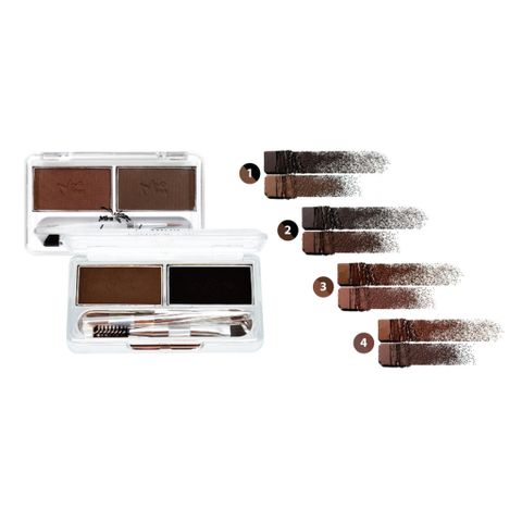 Bột kẻ mày 2 ngăn Mira Eyebrow Cake Hàn Quốc 7g