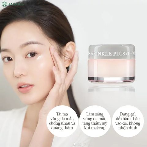 Kem dưỡng chống thâm vùng mắt Nhật Bản Naris Wrinkle Plus Alpha Eye Zone Bright 20g