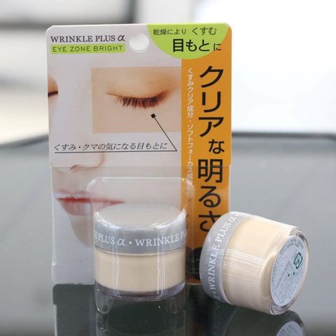 Kem dưỡng chống thâm vùng mắt Nhật Bản Naris Wrinkle Plus Alpha Eye Zone Bright 20g