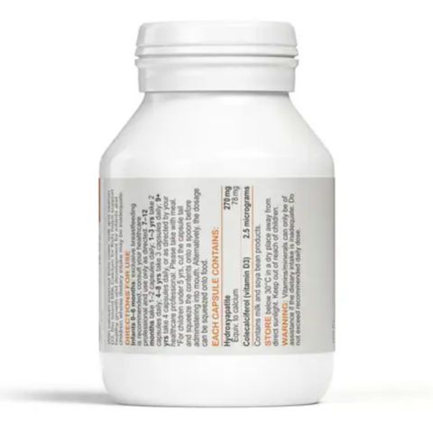 Viên uống BioIsland Milk Calcium for Kids |90 viên| Bổ sung Calci sữa cho trẻ từ 7 tháng tuổi trở lên [S/P nội địa Úc không tem]