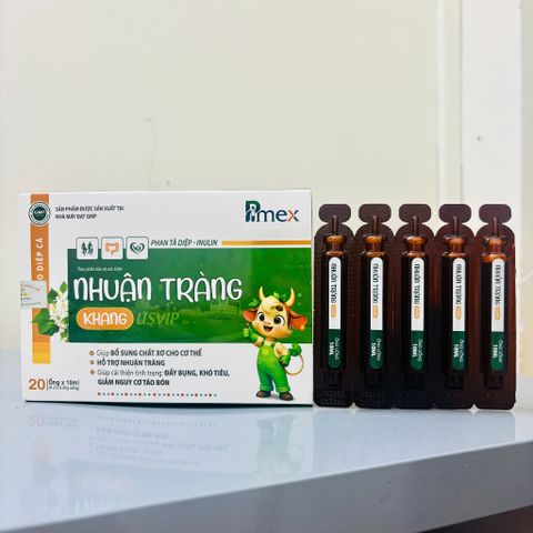 Nhuận Tràng Khang 20 Ống - Bổ Sung Chất Xơ Hữu Cơ Hỗ Trợ Tiêu Hóa Cho Trẻ Nhỏ