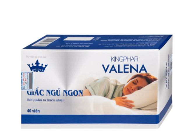 Viên uống giúp an thần hỗ trợ dễ ngủ Valena Kingphar (4 vỉ x 10 viên)