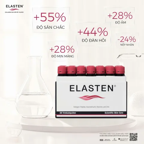 Nước Uống Collagen Elasten Hộp 28 ống [hàng nhập khẩu]