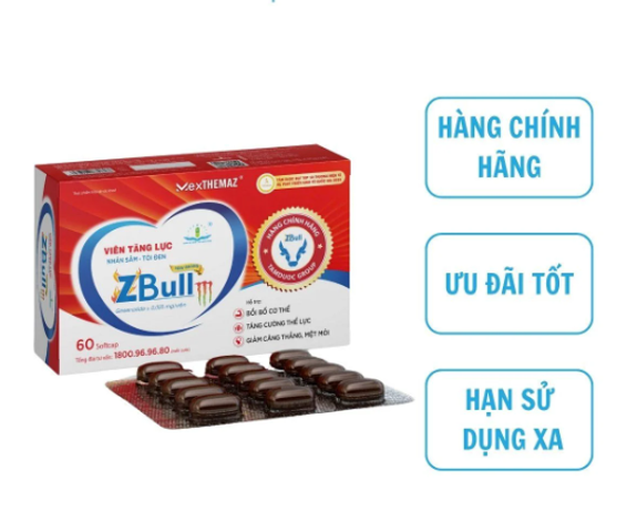 Tăng đề kháng Zbull M Dolexphar Hộp 60 viên