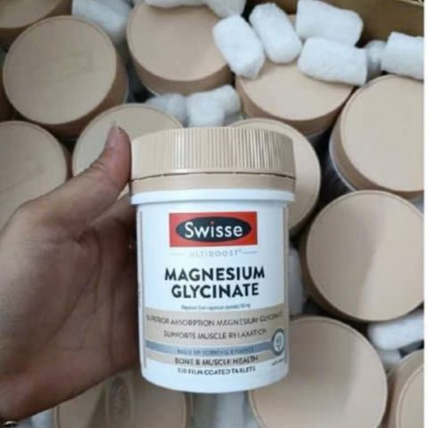 Viên uống Swisse Ultiboost Magnesium Glycinate |60 & 120 viên| Hỗ trợ cơ bắp - Thư giãn thần kinh & cải thiện giấc ngủ [S/P Chuẩn Úc]