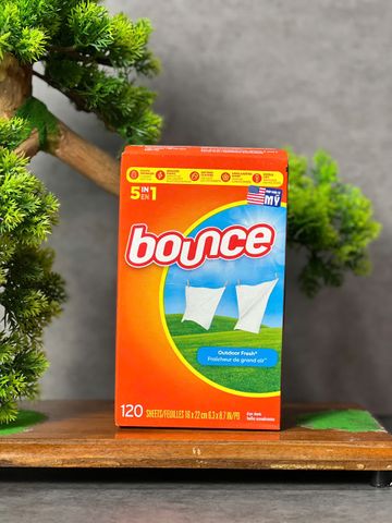 Giấy thơm Bounce Outdoor Fresh 120 tờ hàng Mỹ