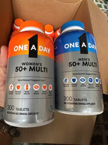 [Mẫu mới] Bayer One A Day Women's 50+ Multi |300 viên| Bổ sung Vitamin tổng hợp cho nữ giới từ 50 tuổi trở lên [S/P Chuẩn Mỹ]
