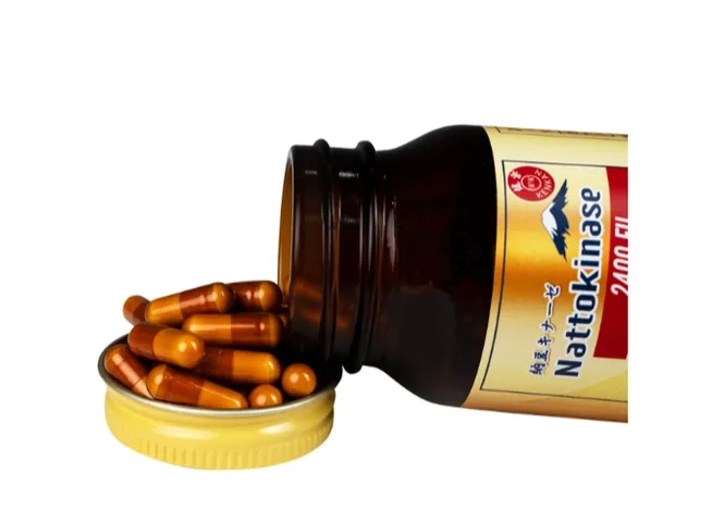 Viên uống giảm nguy cơ hình thành huyết khối, tăng cường lưu thông máu Nattokinase 2400FU KenKan (60 viên)