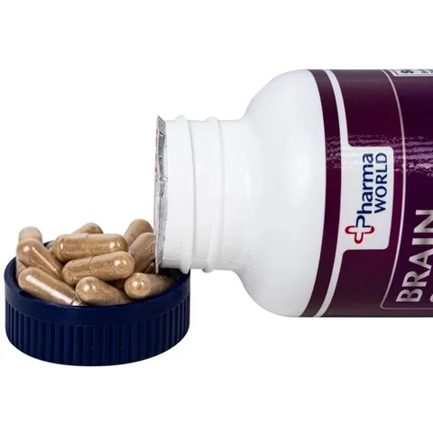 Viên uống bổ não, hỗ trợ cải thiện suy giảm trí nhớ Brain Support Pharma World (60 viên)