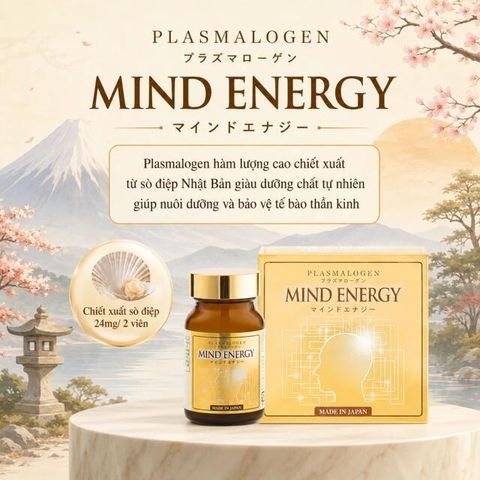 Viên uống bổ não, cải thiện trí nhớ Mind Energy Jpanwell (60 viên)
