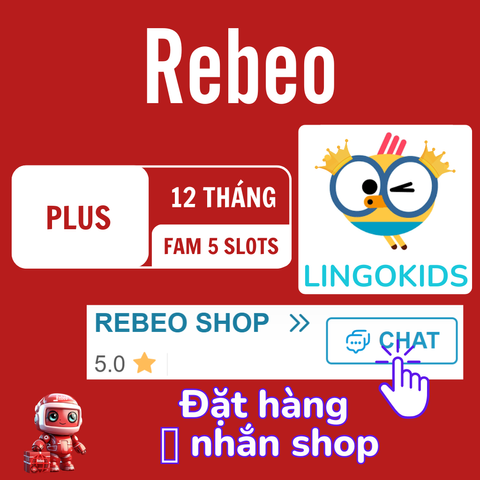 Nâng cấp Lingokids Plus 12 Tháng  giá rẻ - Rebeo shop