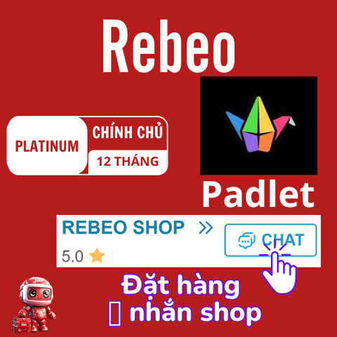 Tài Khoản Padlet Chính Chủ Gold, Platinum 12 Tháng - Rebeo Shop