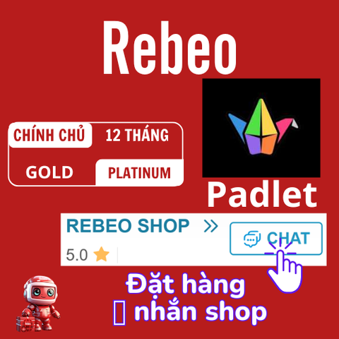 Tài Khoản Padlet Chính Chủ Gold, Platinum 12 Tháng - Rebeo Shop
