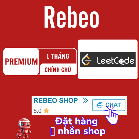 Nâng cấp tài khoản LeetCode chính chủ giá rẻ