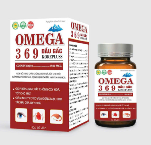Hỗ Trợ Thị Lực Tim Mạch Omega 369 Korepluss hộp 60 viên