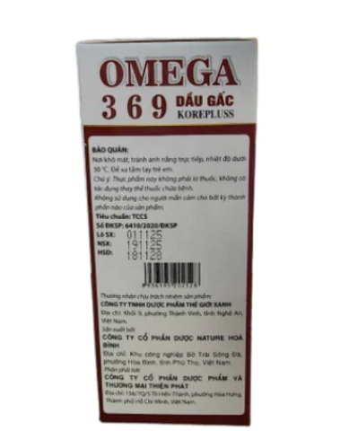 Hỗ Trợ Thị Lực Tim Mạch Omega 369 Korepluss hộp 60 viên