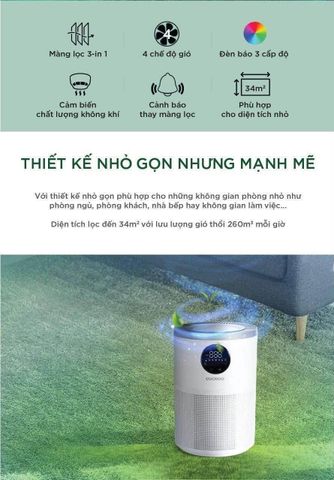 Máy Lọc không khí Cuckoo CAC-AF1110FW/WHCKV