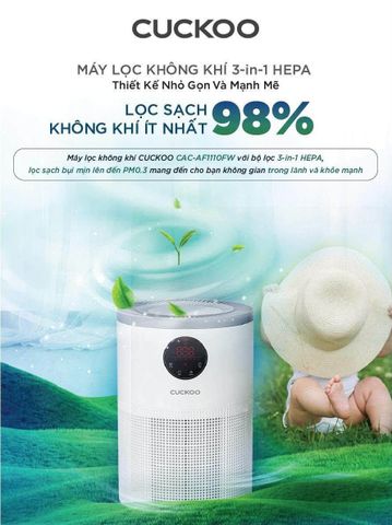 Máy Lọc không khí Cuckoo CAC-AF1110FW/WHCKV