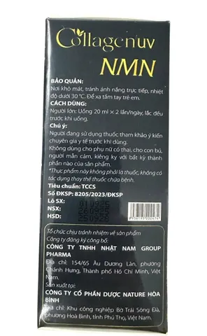 Hỗ trợ đẹp da Collagenuv  Nature Hòa Bình (H/20g/20ml)