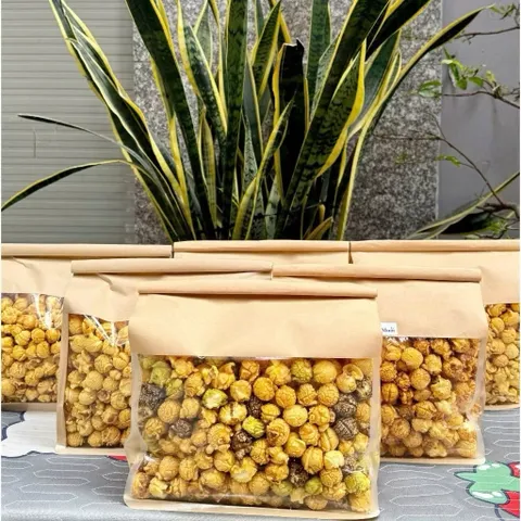 Bắp Rang Bơ Mix Vị Quỳnh Nhung Gói Lớn - Bỏng Ngô Caramen Phô Mai Giòn Tan Đậm Đà Đồ Ăn Vặt Hot Trend