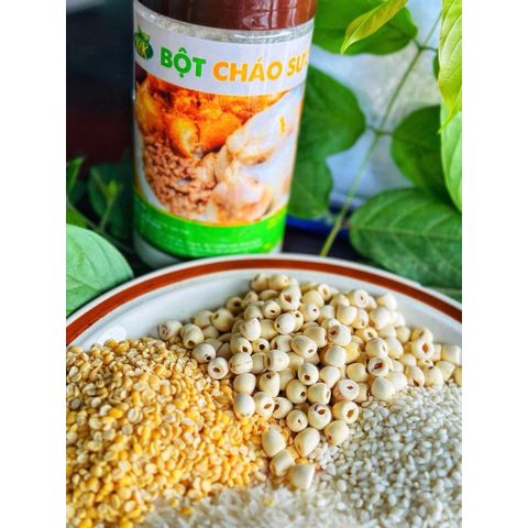 Bột Cháo Sườn T&K Hũ 500g - Bột Gạo ST25 Mix Hạt Sen Đậu Xanh Xay Mịn Thơm Ngon Dinh Dưỡng Cho Bé Ăn Dặm Và Gia Đình