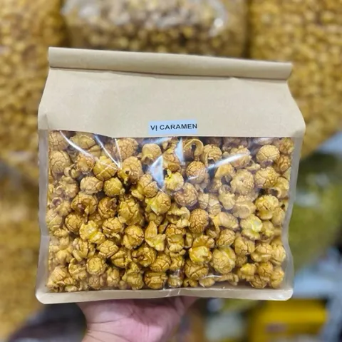 Bắp Rang Bơ Mix Vị Quỳnh Nhung Gói Lớn - Bỏng Ngô Caramen Phô Mai Giòn Tan Đậm Đà Đồ Ăn Vặt Hot Trend