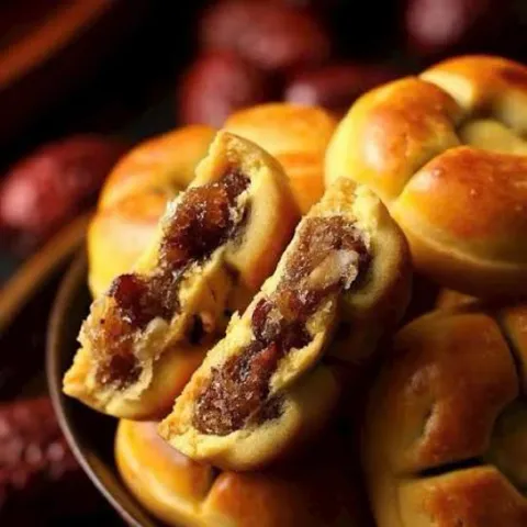 Bánh Táo Đỏ Nướng Nhân Hạt Dinh Dưỡng 500g Ít Ngọt Thơm Ngon - Đồ Ăn Vặt Bánh Táo Đỏ Ăn Kiêng Healthy Quỳnh Nhung