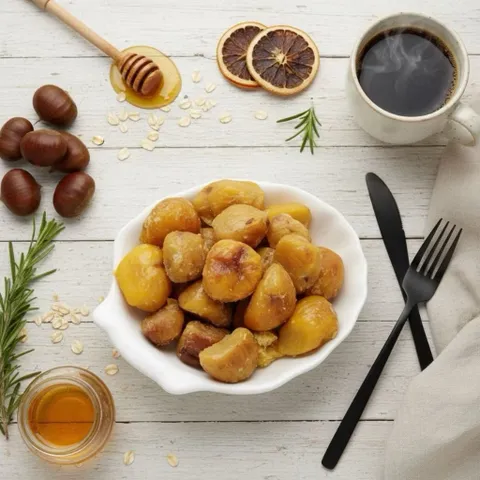 Combo 3 Gói Hạt Dẻ Tẩm Mật Ong Yikoujia Thơm Ngon Bùi Béo - Đồ Ăn Vặt Hạt Dẻ Ăn Liền Bóc Vỏ Sẵn Cao Cấp Quỳnh Nhung
