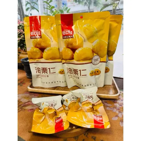 Combo 3 Gói Hạt Dẻ Tẩm Mật Ong Yikoujia Thơm Ngon Bùi Béo - Đồ Ăn Vặt Hạt Dẻ Ăn Liền Bóc Vỏ Sẵn Cao Cấp Quỳnh Nhung