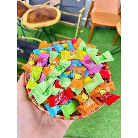 Kẹo C Mix Vị Trái Cây Ít Đường 300g - Kẹo Ngậm Vitamin C Trái Cây Thơm Mát Đủ Vị Cho Bé Và Gia Đình Ăn Vặt Quỳnh Nhung