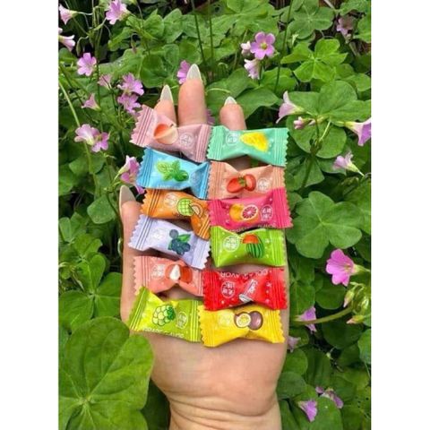 Kẹo C Mix Vị Trái Cây Ít Đường 300g - Kẹo Ngậm Vitamin C Trái Cây Thơm Mát Đủ Vị Cho Bé Và Gia Đình Ăn Vặt Quỳnh Nhung