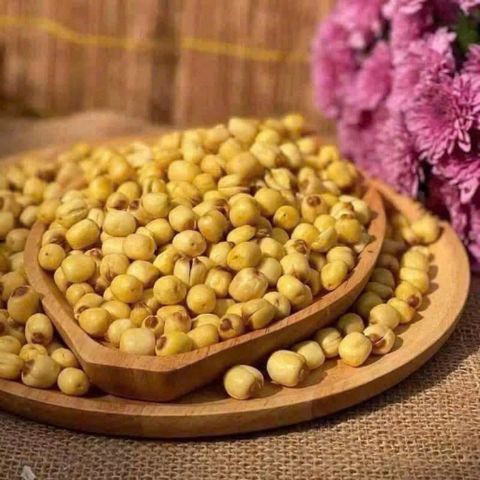 Hạt Sen Sấy Giòn Ăn Liền Đặc Sản Huế (Túi 300g) - Ăn Vặt Quỳnh Nhung, Giòn Thơm Bùi Ngậy Không Chất Bảo Quản