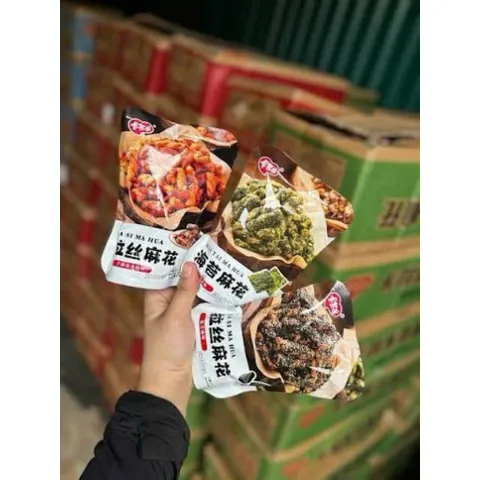 Combo 3 Gói Bim Bim Rong Biển Quẩy Xoắn Vị Tôm Khô 96g/gói - Snack Rong Biển Thơm Ngon Giòn Rụm Đồ Ăn Vặt Hot Trend