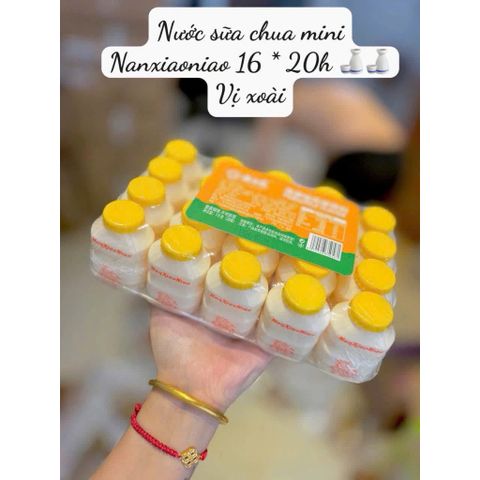 Lốc 20 Hũ Nước Sữa Chua Uống Mini Nanxiaoniao Đủ Vị Truyền Thống, Nho, Xoài Thơm Ngon Bổ Dưỡng Cho Bé