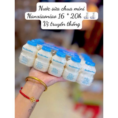 Lốc 20 Hũ Nước Sữa Chua Uống Mini Nanxiaoniao Đủ Vị Truyền Thống, Nho, Xoài Thơm Ngon Bổ Dưỡng Cho Bé
