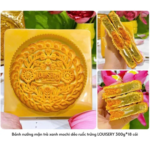 Bánh Trung Thu Mochi Dẻo Khoai Tím Ruốc Trứng RIHAONE 300g - Bánh Nướng Hiện Đại Thỏ Ngọc Uyên Ương / Kim Bảo Song Ngư