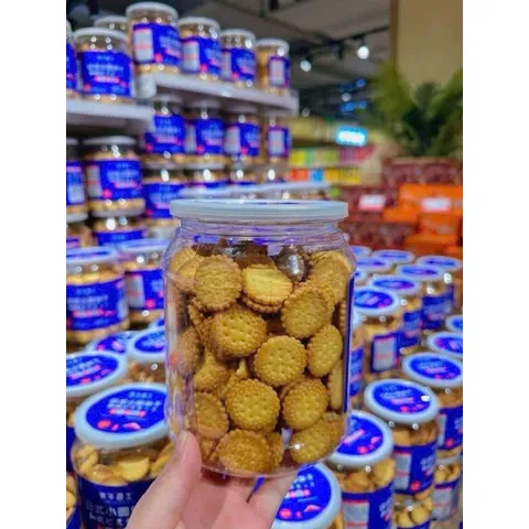 Bánh Quy Kiểu Nhật Miniu Boss 350g Hũ Giòn Rụm Thơm Ngon (Vị Bơ Sữa / Muối Biển) - Đồ Ăn Vặt Nội Địa Trung Quỳnh Nhung