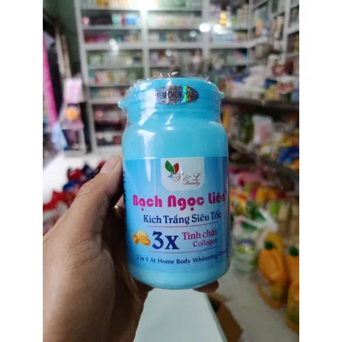 Combo dưỡng body gồm Kích Bạch ngọc liên và Vitamin E nắp xanh giúp dưỡng ẩm