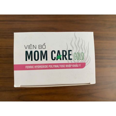 Mom Care Gold Hỗ trợ giúp bồi bổ và tăng cường sức khỏe, giúp giảm mệt mỏi trong thai kỳ. (H/30 viên)