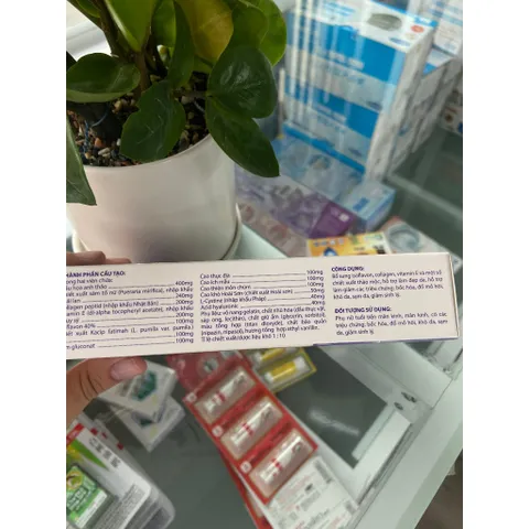 Viên tố nữ ADO PRIME. Hỗ trợ tiền mãn kinh, nội tiết tố,đẹp da